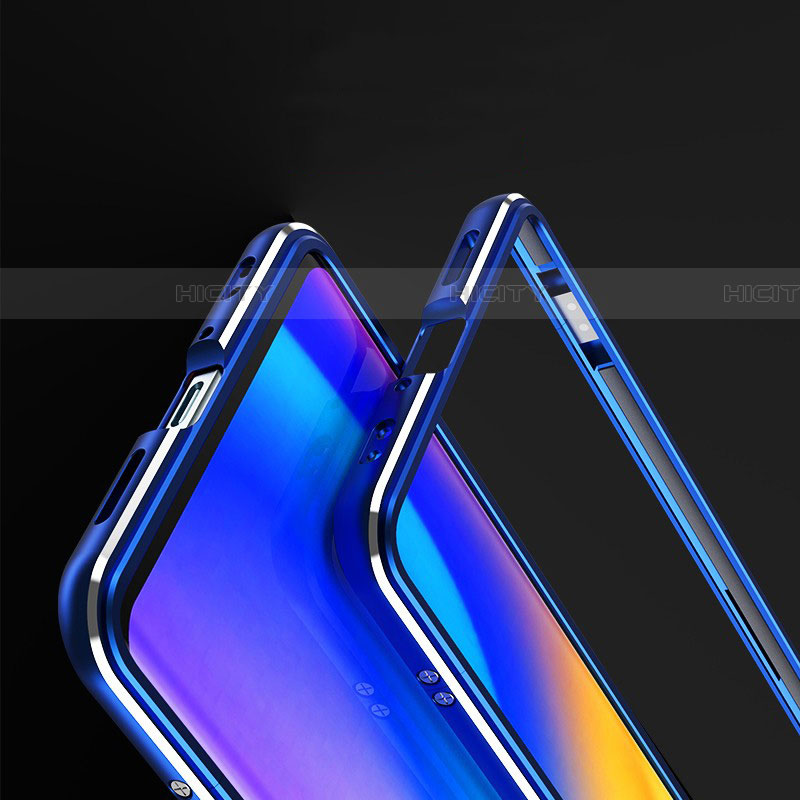 Funda Bumper Lujo Marco de Aluminio Carcasa A01 para Oppo Reno3 Pro