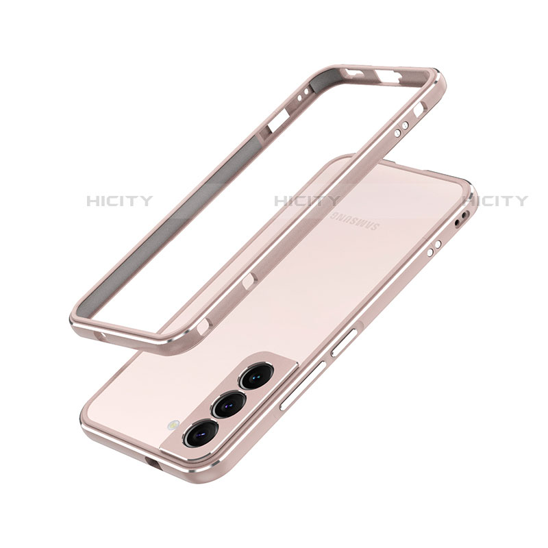 Funda Bumper Lujo Marco de Aluminio Carcasa A01 para Samsung Galaxy S21 Plus 5G