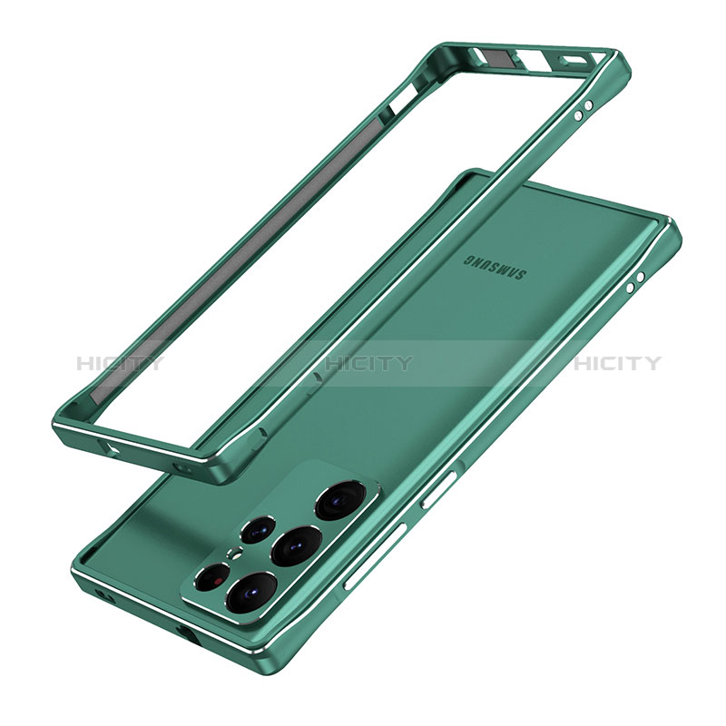 Funda Bumper Lujo Marco de Aluminio Carcasa A01 para Samsung Galaxy S24 Ultra 5G