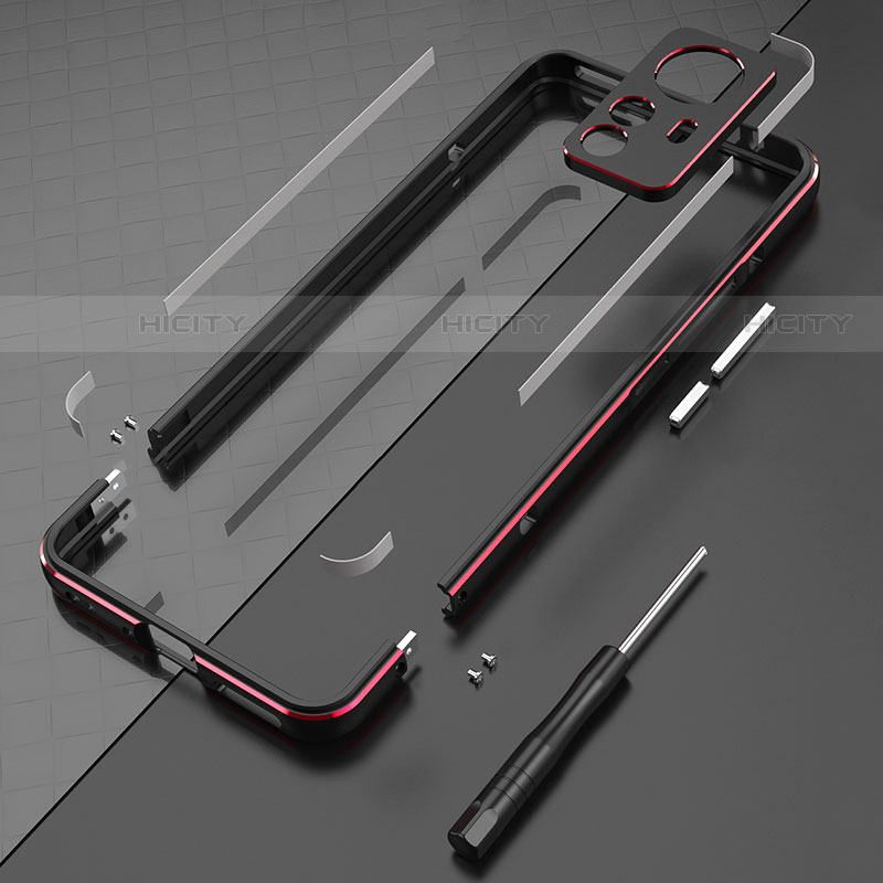 Funda Bumper Lujo Marco de Aluminio Carcasa A01 para Xiaomi Mi 12S 5G