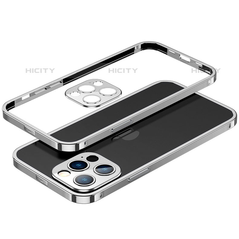 Funda Bumper Lujo Marco de Aluminio Carcasa A03 para Apple iPhone 15 Pro Max