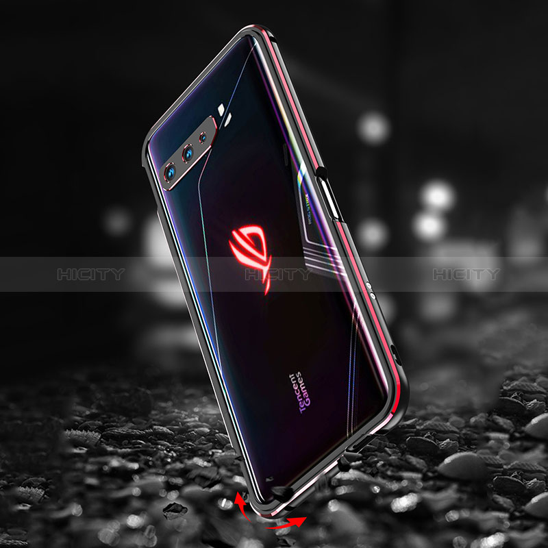 Funda Bumper Lujo Marco de Aluminio Carcasa JZ1 para Asus ROG Phone 3 Strix ZS661KS