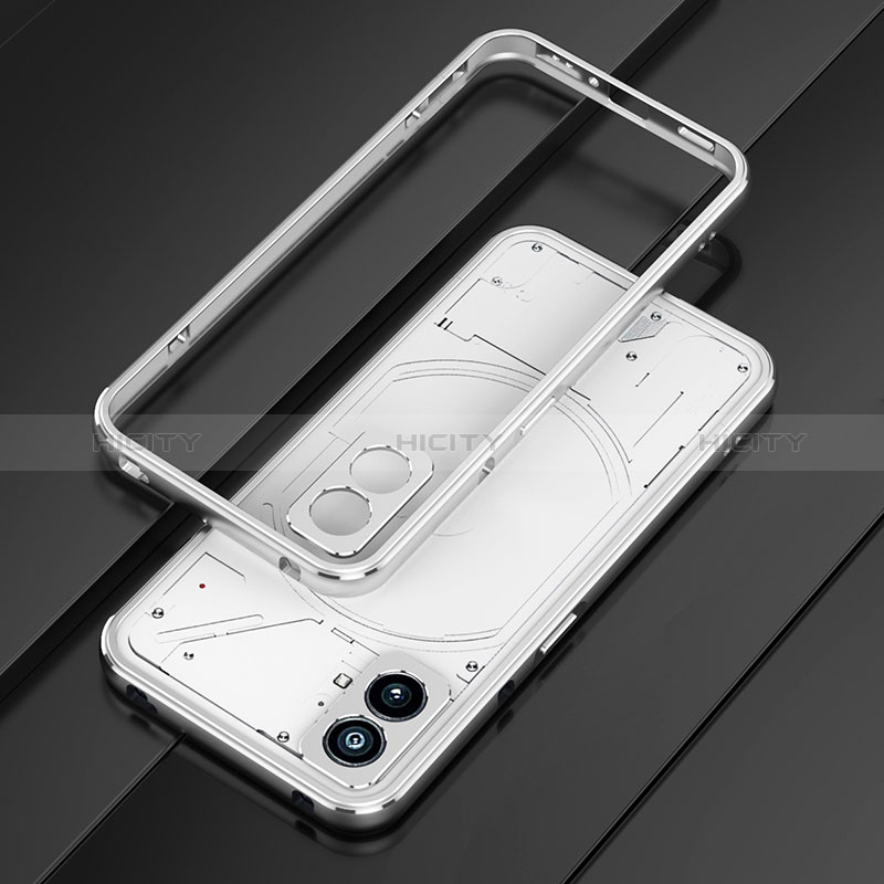 Funda Bumper Lujo Marco de Aluminio Carcasa JZ1 para Nothing Phone 2