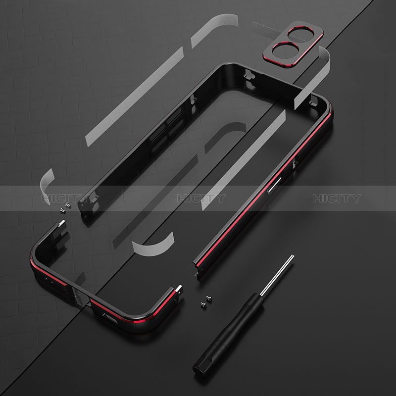 Funda Bumper Lujo Marco de Aluminio Carcasa JZ1 para Nothing Phone 2