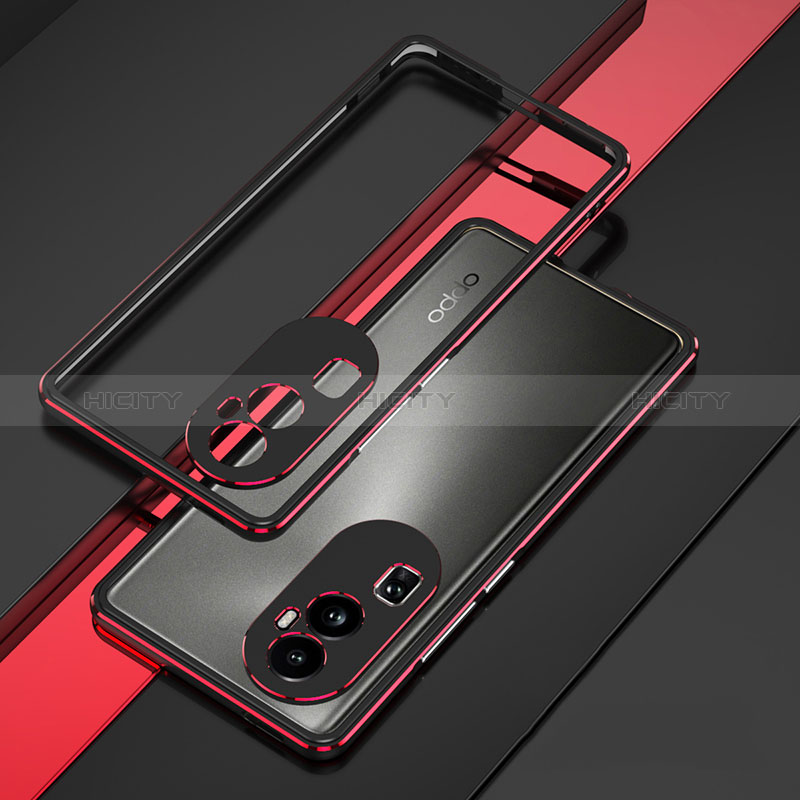 Funda Bumper Lujo Marco de Aluminio Carcasa JZ1 para Oppo Reno10 Pro+ Plus 5G