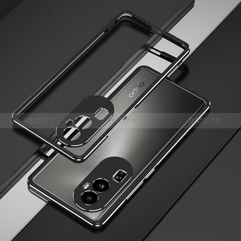 Funda Bumper Lujo Marco de Aluminio Carcasa JZ1 para Oppo Reno10 Pro+ Plus 5G