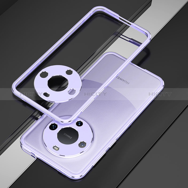 Funda Bumper Lujo Marco de Aluminio Carcasa JZ4 para Huawei Mate 60