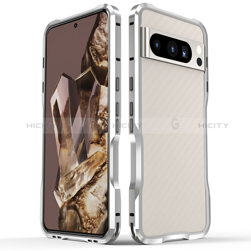 Funda Bumper Lujo Marco de Aluminio Carcasa LF2 para Google Pixel 8 Pro 5G