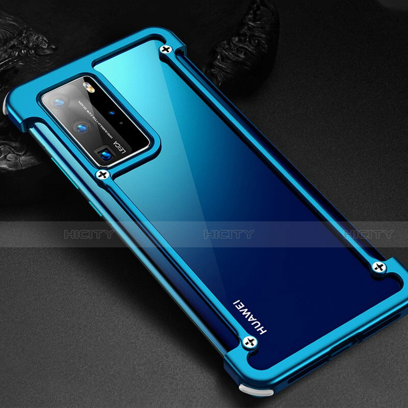 Funda Bumper Lujo Marco de Aluminio Carcasa N01 para Huawei P40 Pro