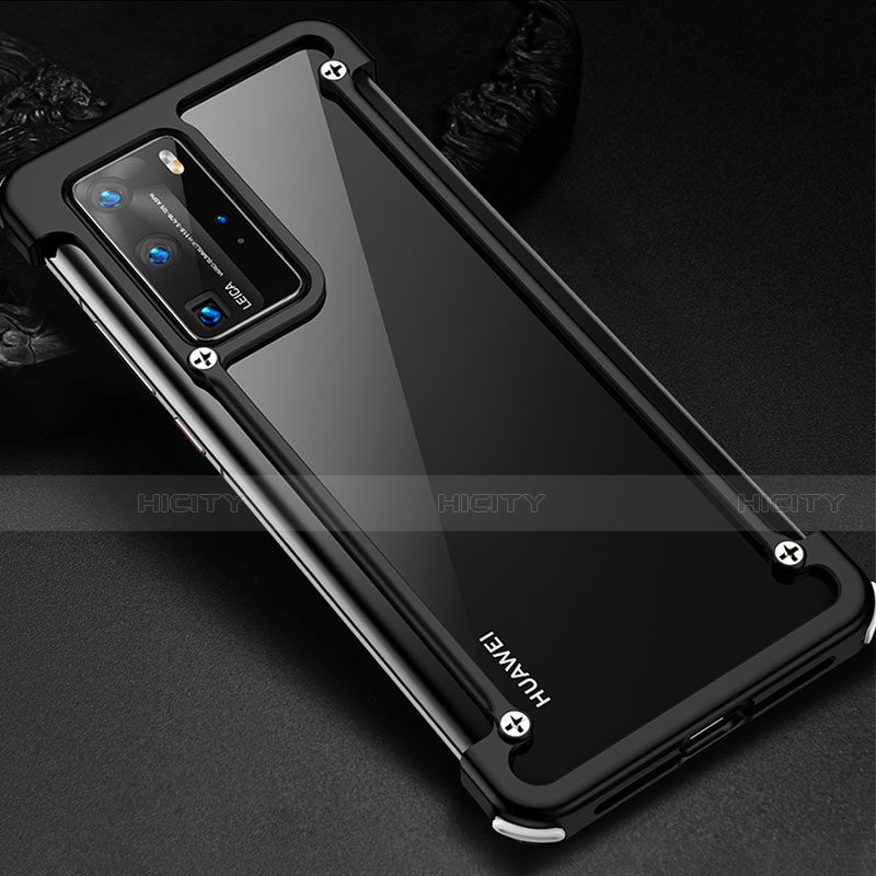 Funda Bumper Lujo Marco de Aluminio Carcasa N01 para Huawei P40 Pro