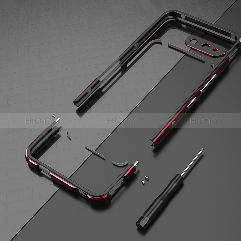 Funda Bumper Lujo Marco de Aluminio Carcasa para Asus ROG Phone 5 Pro