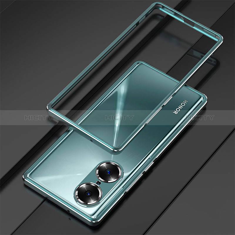 Funda Bumper Lujo Marco de Aluminio Carcasa para Huawei Honor 60 Pro 5G Verde