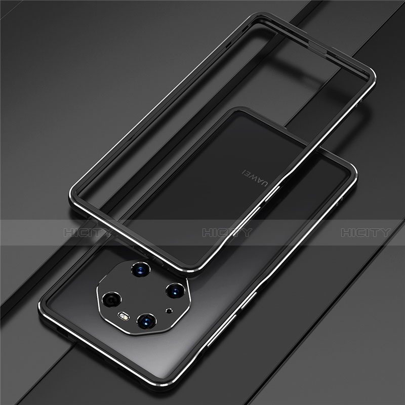 Funda Bumper Lujo Marco de Aluminio Carcasa para Huawei Mate 40 Pro Negro