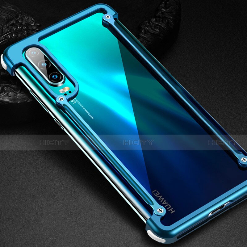 Funda Bumper Lujo Marco de Aluminio Carcasa para Huawei P30