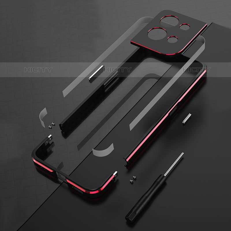 Funda Bumper Lujo Marco de Aluminio Carcasa para Oppo Reno9 5G