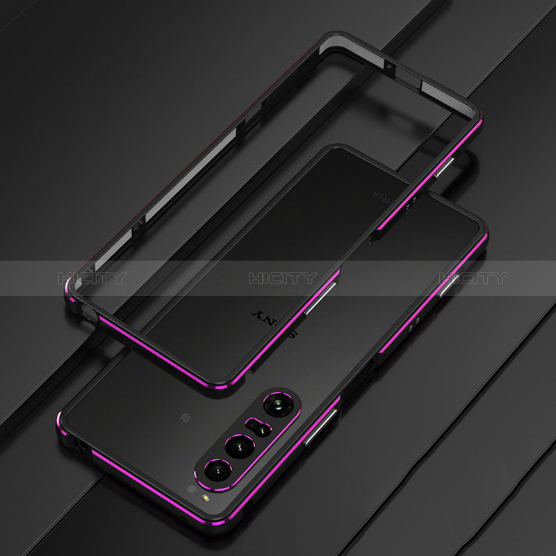 Funda Bumper Lujo Marco de Aluminio Carcasa para Sony Xperia 1 IV