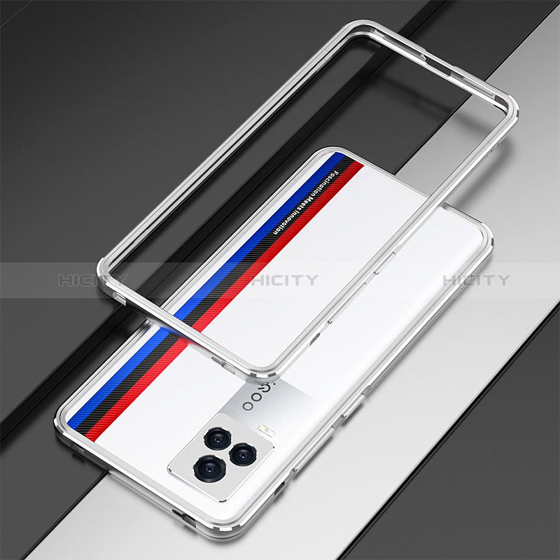 Funda Bumper Lujo Marco de Aluminio Carcasa para Vivo iQOO 7 5G