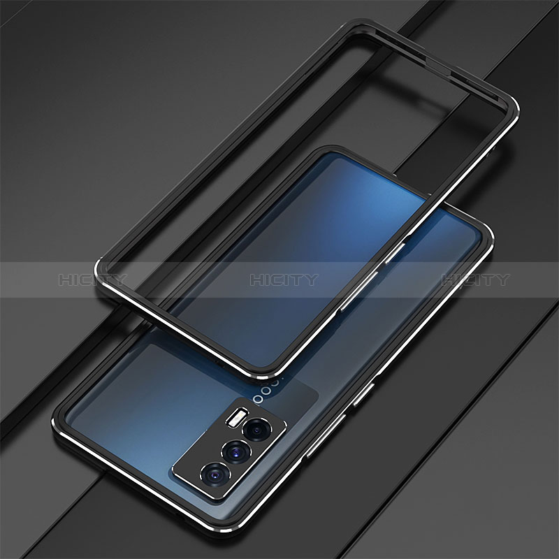 Funda Bumper Lujo Marco de Aluminio Carcasa para Vivo iQOO 7 India 5G