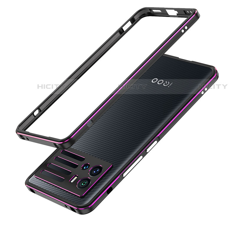 Funda Bumper Lujo Marco de Aluminio Carcasa para Vivo iQOO 9 5G