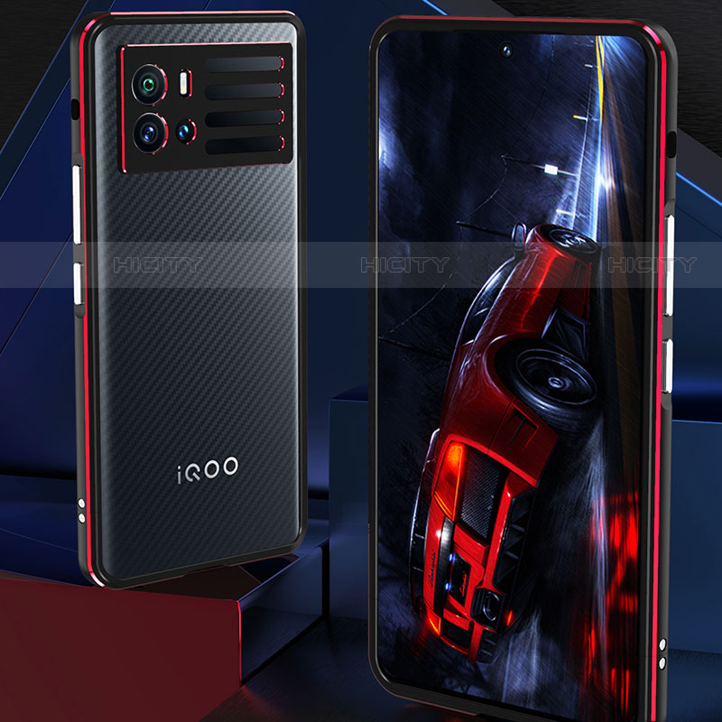 Funda Bumper Lujo Marco de Aluminio Carcasa para Vivo iQOO 9 Pro 5G