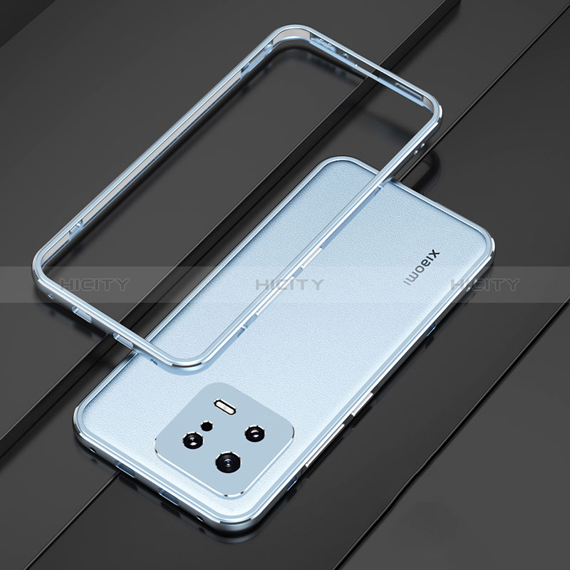 Funda Bumper Lujo Marco de Aluminio Carcasa para Xiaomi Mi 13 Pro 5G Azul