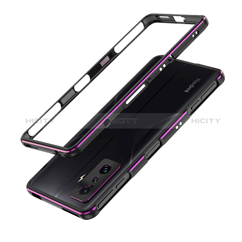 Funda Bumper Lujo Marco de Aluminio Carcasa para Xiaomi Redmi K50 Gaming 5G