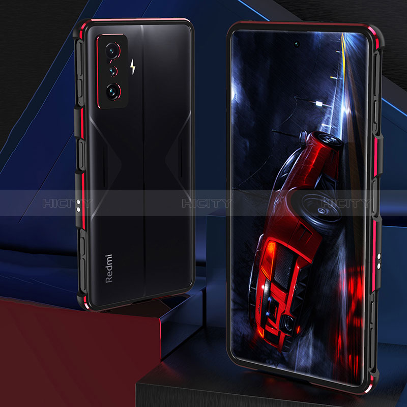 Funda Bumper Lujo Marco de Aluminio Carcasa para Xiaomi Redmi K50 Gaming 5G