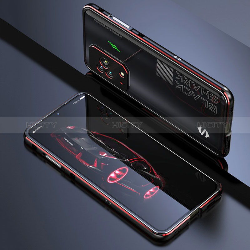 Funda Bumper Lujo Marco de Aluminio Carcasa S01 para Xiaomi Black Shark 5 5G