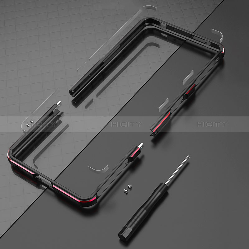 Funda Bumper Lujo Marco de Aluminio Carcasa S01 para Xiaomi Redmi K40 Gaming 5G