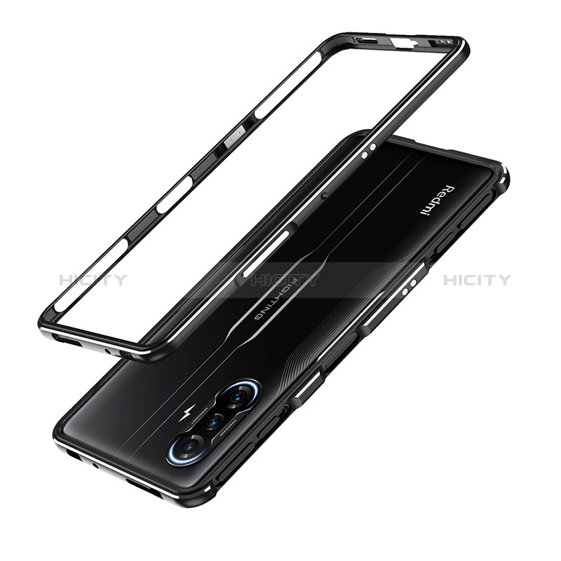 Funda Bumper Lujo Marco de Aluminio Carcasa S01 para Xiaomi Redmi K40 Gaming 5G