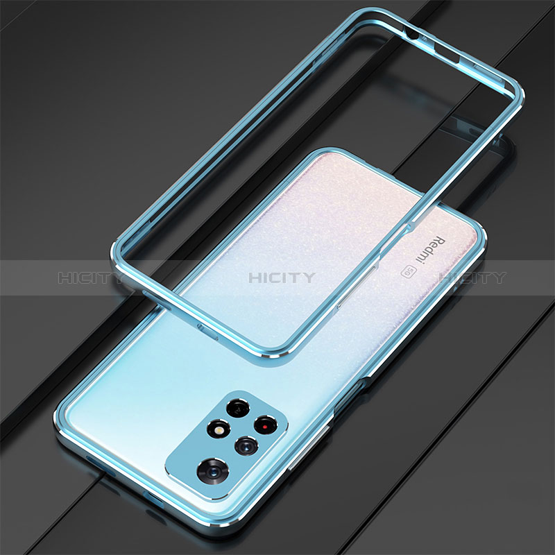 Funda Bumper Lujo Marco de Aluminio Carcasa S01 para Xiaomi Redmi Note 11T 5G