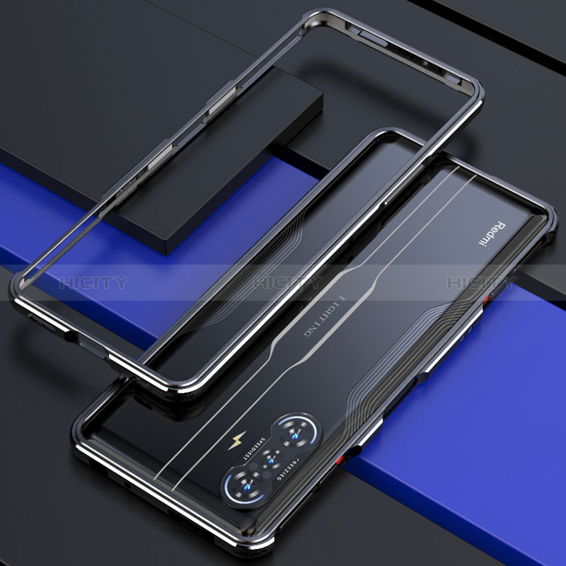 Funda Bumper Lujo Marco de Aluminio Carcasa S02 para Xiaomi Poco F3 GT 5G