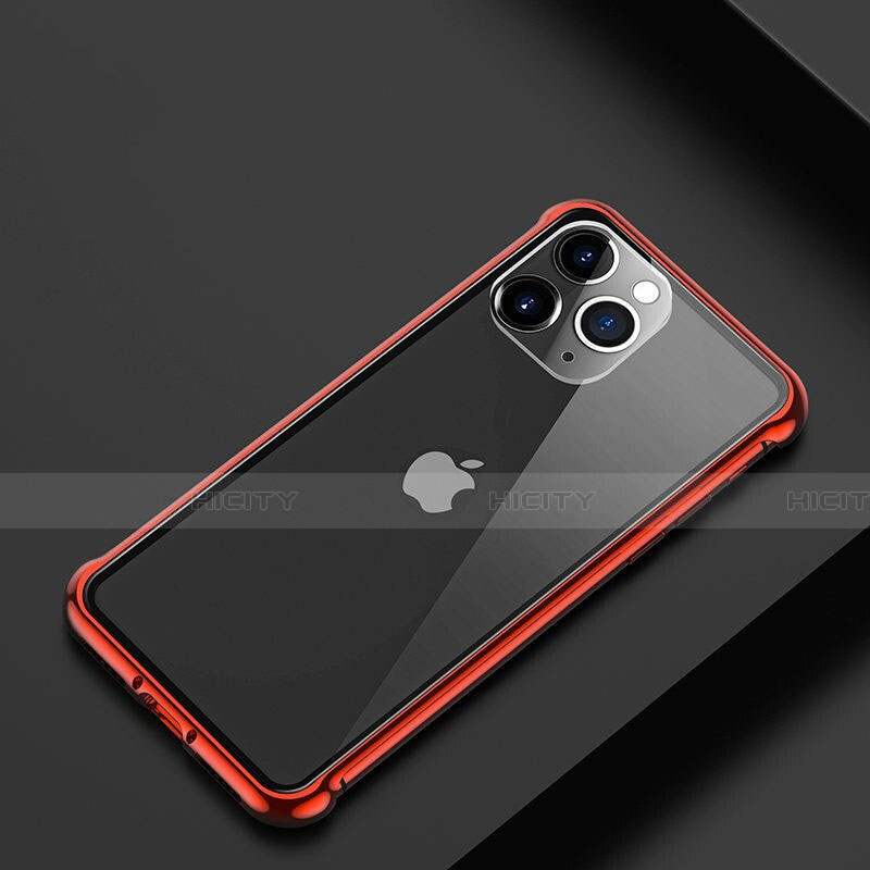 Funda Bumper Lujo Marco de Aluminio Carcasa T01 para Apple iPhone 11 Pro