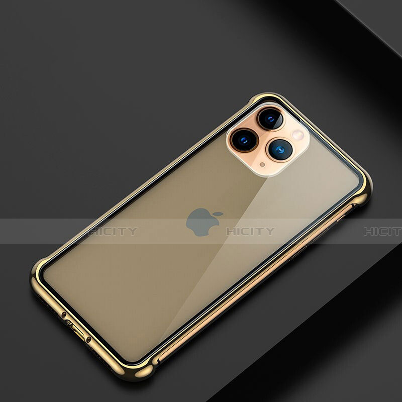 Funda Bumper Lujo Marco de Aluminio Carcasa T01 para Apple iPhone 11 Pro