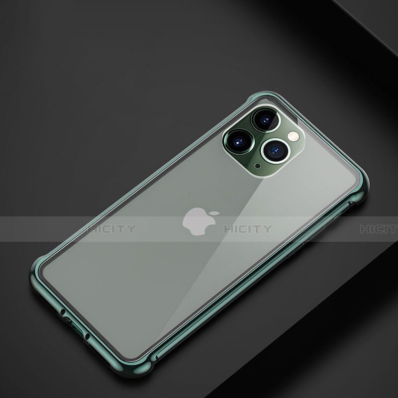 Funda Bumper Lujo Marco de Aluminio Carcasa T01 para Apple iPhone 11 Pro