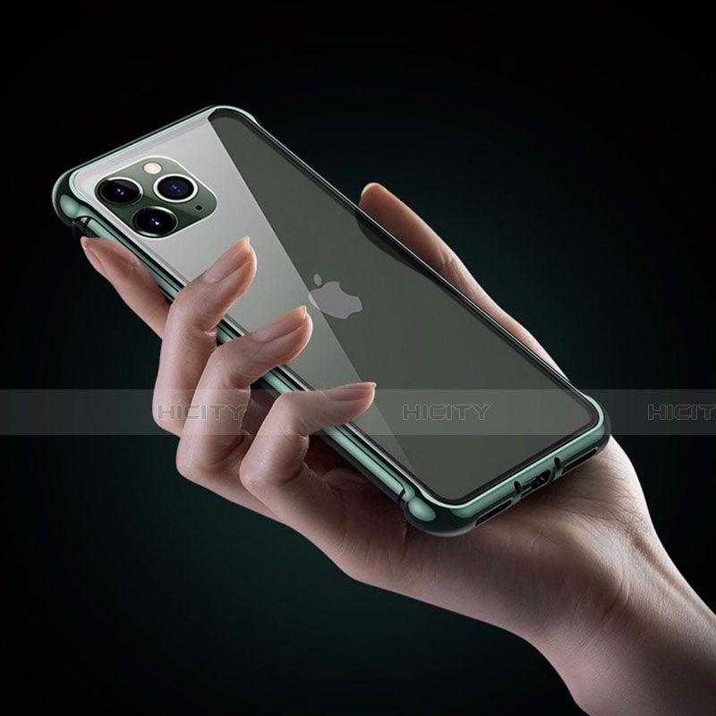 Funda Bumper Lujo Marco de Aluminio Carcasa T01 para Apple iPhone 11 Pro Max