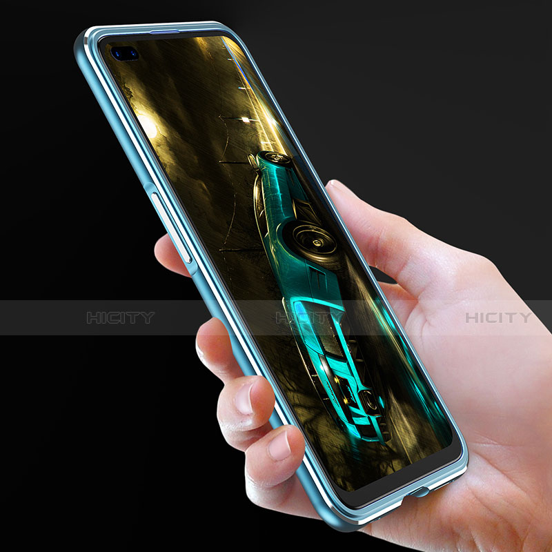 Funda Bumper Lujo Marco de Aluminio Carcasa T01 para Realme X50 Pro 5G