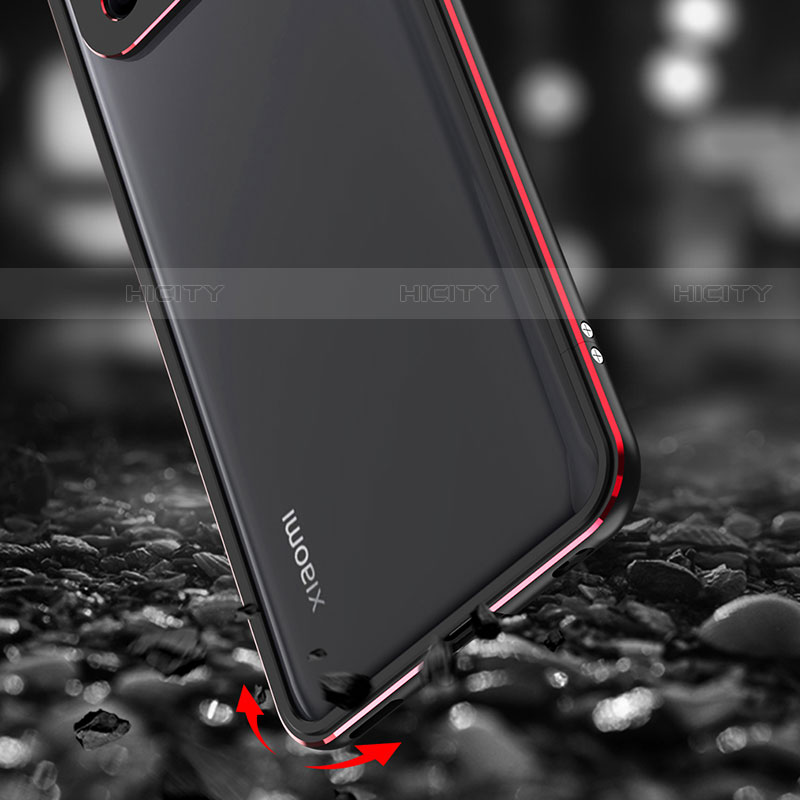 Funda Bumper Lujo Marco de Aluminio Carcasa T01 para Xiaomi Mi 11 5G