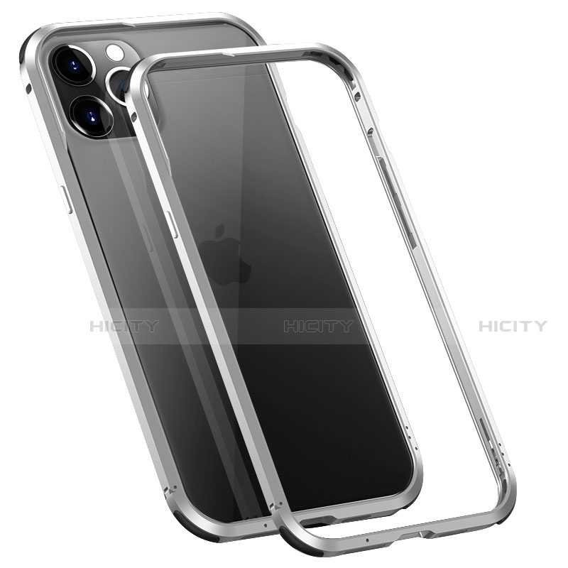 Funda Bumper Lujo Marco de Aluminio Carcasa T02 para Apple iPhone 12 Pro