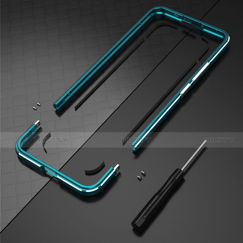 Funda Bumper Lujo Marco de Aluminio Carcasa T02 para Huawei Nova 7 SE 5G