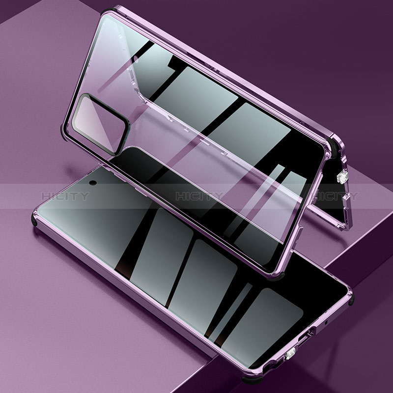 Funda Bumper Lujo Marco de Aluminio Espejo 360 Grados Carcasa LK2 para Samsung Galaxy Note 20 5G