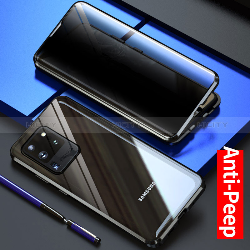 Funda Bumper Lujo Marco de Aluminio Espejo 360 Grados Carcasa LK2 para Samsung Galaxy S20 Ultra 5G