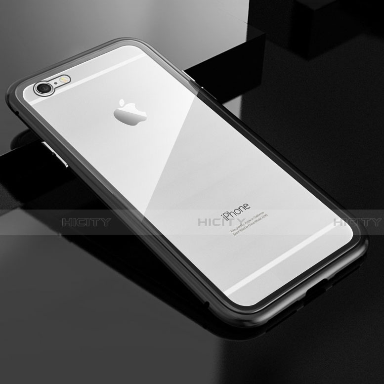 Funda Bumper Lujo Marco de Aluminio Espejo 360 Grados Carcasa M01 para Apple iPhone 6 Plus