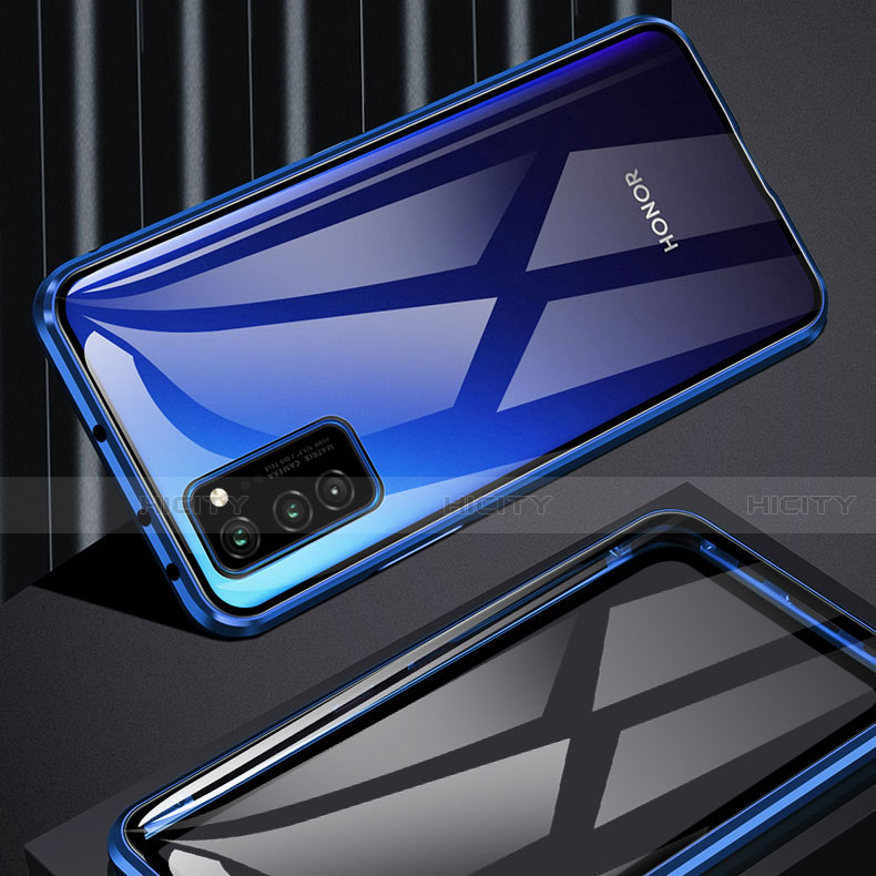 Funda Bumper Lujo Marco de Aluminio Espejo 360 Grados Carcasa M01 para Huawei Honor V30 5G