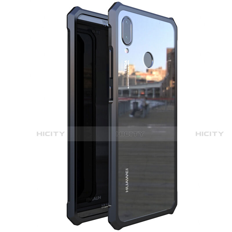 Funda Bumper Lujo Marco de Aluminio Espejo 360 Grados Carcasa M01 para Huawei Nova 3e