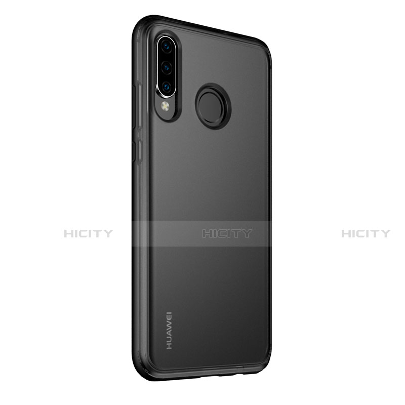 Funda Bumper Lujo Marco de Aluminio Espejo 360 Grados Carcasa M01 para Huawei Nova 4e Negro