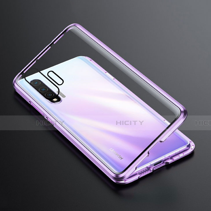 Funda Bumper Lujo Marco de Aluminio Espejo 360 Grados Carcasa M01 para Huawei Nova 6