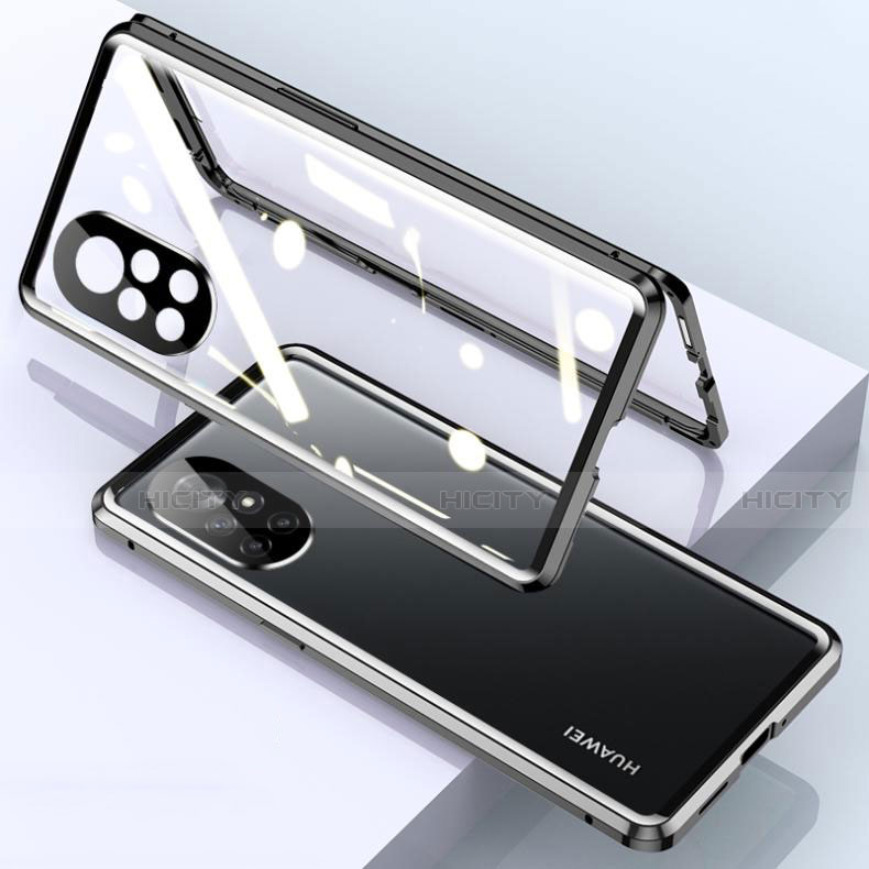 Funda Bumper Lujo Marco de Aluminio Espejo 360 Grados Carcasa M01 para Huawei Nova 8 5G