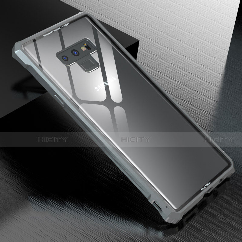 Funda Bumper Lujo Marco de Aluminio Espejo 360 Grados Carcasa M01 para Samsung Galaxy Note 9