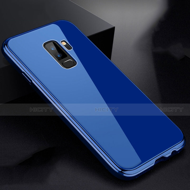 Funda Bumper Lujo Marco de Aluminio Espejo 360 Grados Carcasa M01 para Samsung Galaxy S9 Plus